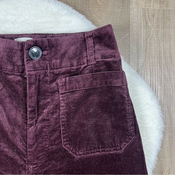 Maeve Colette corduroy full length wide leg pants Anthropologie - Picture 7 of 10